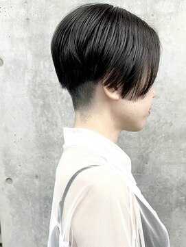 モリオ(morio) ＊刈り上げ女子大人ショートクールショート前髪なし30代40代2