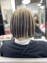 びゃんびゃん 浅水本店&nbsp;ダブルカラー/外ハネボブ/ブリーチ/イメチェン/美髪