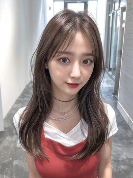 エフフォーユアヘアー 北方店(F for your hair) イメチェン透明感カラー顔周りカットレイヤー