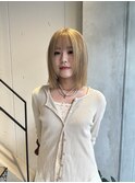ミルクティーグレージュ/ホワイトグレージュ