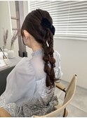 編みおろしアレンジ