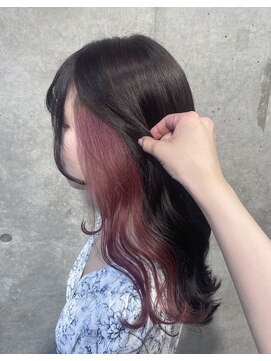 カリーナコークス 原宿 渋谷(Carina COKETH) ブリーチ1回ピンクレッドカラー♪