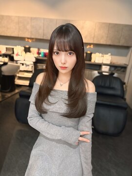 クム(kumu) 【kumu】 ロングレイヤー/顔周りカット/栄/名古屋