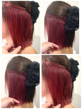 グルグル 新小岩店(GULGUL) 「私だけの隠し味！ピンクインナーカラーで魅せる夏の遊び心」