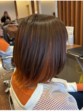 ピールアーク(peal ark) 20代30代透明感◎アンブレラカラー オレンジ