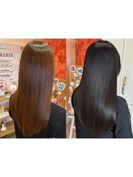 <髪質改善バイカルテ導入salon>変化する髪のお悩みも解消*繰り返す程綺麗な艶髪に*[成田/成田駅/学割U24] 