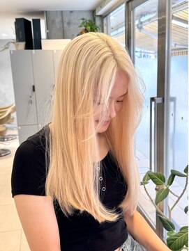 アース 高円寺店(HAIR & MAKE EARTH) ホワイトベージュ♪