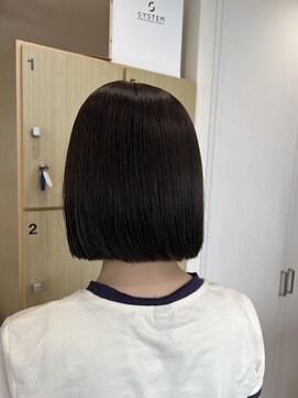 ヘアーラボ ノッシュ 唐人町店(Hair Labo Nosh) 【Nosh】切りっぱなしボブ