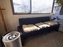 店内に喫煙所あり♪【メンズ/カット/シェービング/一之江】