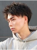 アップバング/フェザーパーマ/フェード/ツイスト/men's