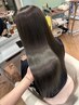 【髪質改善】酸性ストレート+カット+ACトリートメント 15800
