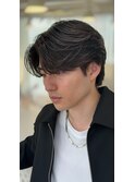 毛流れセンターパート