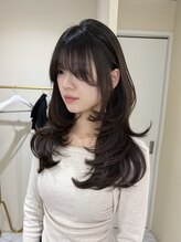 シェノン サントル(CHAINON CENTRE)&nbsp;小顔効果◎【韓国風レイヤーカット】上品な抜け感/梅田