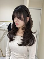 シェノン サントル(CHAINON CENTRE) 小顔効果◎【韓国風レイヤーカット】上品な抜け感/梅田