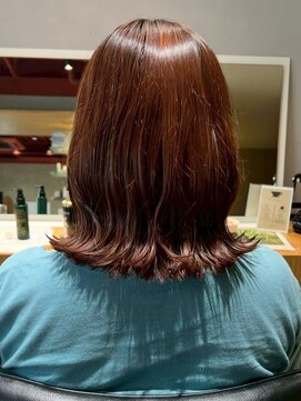 ナチュラル ヘアーデザイニング(Natural hair designing) 愛されミディ/くびれレイヤー/カシスショコラ/外ハネミディ/美髪