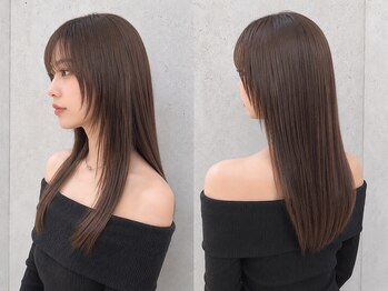 アクシュ(aqush)の写真/顔周りのレイヤーで印象アップ☆骨格や髪質を見極め、あなたに似合う最適なスタイルをご提案します◎