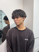 アオ(AO。)&nbsp;メンズヘア×縦落ちツイストパーマ！