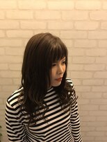 ヘアーデザイン キャラ(HAIR DESIGN KALA) 斜めバング×暗めアッシュ