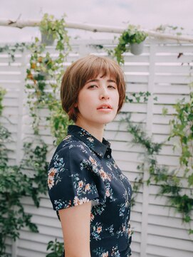 ディンプル 越谷駅前(DiMPlE) 無造作☆フェミニンショートボブDiMPlE越谷/越谷駅前/