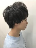 【cuz KLUB】ダークグレー×マッシュショート