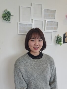 ヘアーアンドネイルフォレスト(Hair&Nail FOREST.) ピンクブラウンボブ