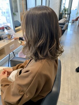 アーロン(aaron) お客様style☆オリーブグレージュ