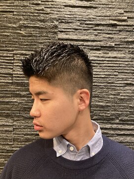 プレミアムバーバー 表参道店(PREMIUM BARBER produce by HIRO GINZA) ベリーショートアップバンクパーマ