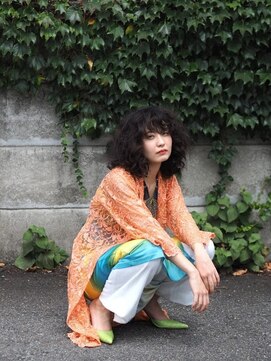 リブロ 三軒茶屋(LIBRO) くせ毛風ロングスタイル