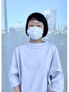 ルッツ(Lutz. hair design) ボブ＋イノアカラー【犬山良慈】