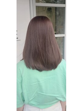 シェリー(cherie) ブリーチなし韓国カラー☆モーブグレージュブラウン