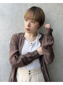 簡単セット!手ぐしでまとまる丸みショート【成増美容室】成増駅