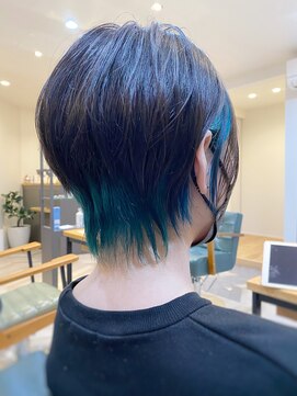 コムシュブー(Comme Cheveux) 【Comme Cheveux】ビビットブルーグリーン☆/東（アズマ ）