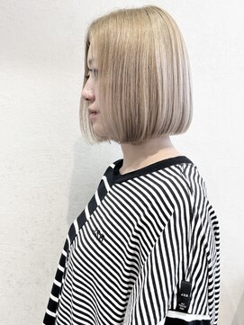 ガレリアエレガンテ 名駅店(GALLARIA Elegante) 【GALLARIA長谷川美妃】ミルクティーブロンドボブ