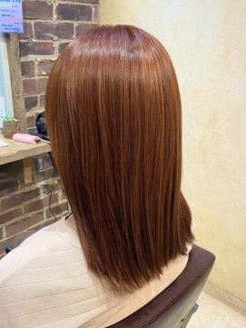 ヘアーデザイン ジュモク(Hair Design Jumoku) オレンジハイライト