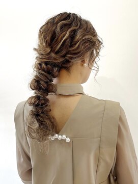 ヘアセット&メイク専門店 カスミ(Kasumi) ルーズ編みおろし