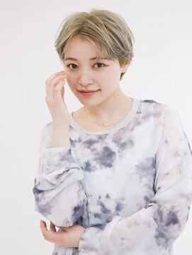 オンク 新宿(onk) 黒髪/グレーベージュ/レイヤーロング/前髪パーマ[新宿駅]