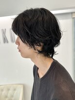 メンズパーマスパイラルパーマウルフパーマ韓国風パーマ