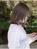 美髪*ブリーチ無しで作るミルクティアッシュ
