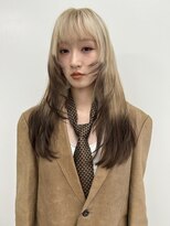 ノラ ヘアーサロン(NORA HAIR SALON)&nbsp;【大久保】顔まわりレイヤーとブラウンエンドカラー