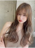イヤリングカラー 縮毛矯正 韓国風 ダブルカラー 髪質改善_4402