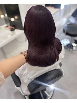 エトバイイオエ(et by ioe) 黒髪/ボブルフ/ネビージュ/小顔/ワンレン/髪質改善/グレージュ