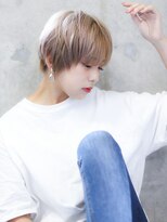 ジェニーバイメノン(JENNIE by Menon) 似合わせカット　小顔ヘア　ホワイトブロンド　ワイドバング
