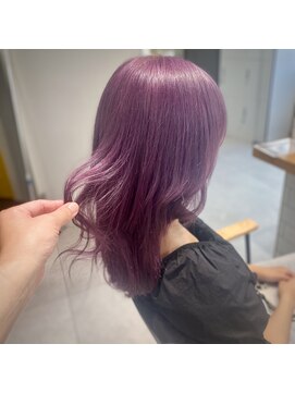 ミエル ヘア 新宿(miel hair) ブリーチ必須♪ラベンダーピンク
