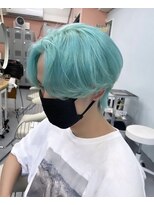 ベル 表参道Terrace(Belle) ケアブリーチを使用したデザインカラー スタイリスト阿部ちあき