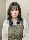 ミディアム／顔まわり/レイヤーカット