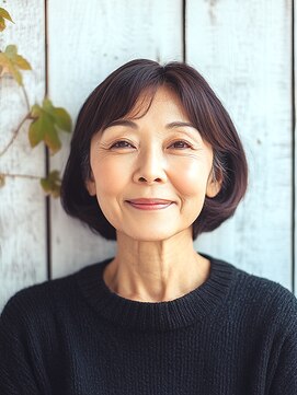 フレア 心 武庫之荘(flare) ★似合わせこなれミディグラレイヤー小顔大人ショート