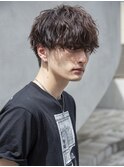 【小久保style】ロングウルフパーマシャギー秋色ピンクカラー