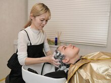 仕上げのシャンプー