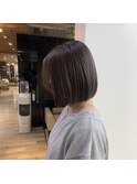 ナチュラルボブ*縮毛矯正*酸性矯正*髪質改善トリートメント