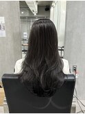 ロングレイヤー/アッシュブラック/ナチュラル/船橋/艶カラー